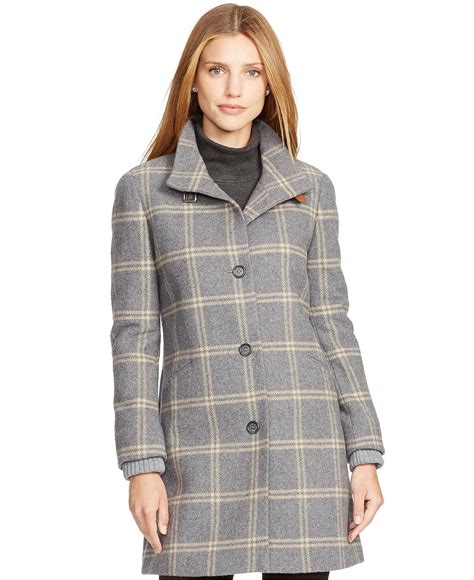 macy's polo coats|macy's plaid coats for women.